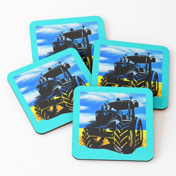 Item preview, Farmer Stand With Ukraine Funny Ukrainian Farmer Steals Tank designed and sold by DavidsonHello.