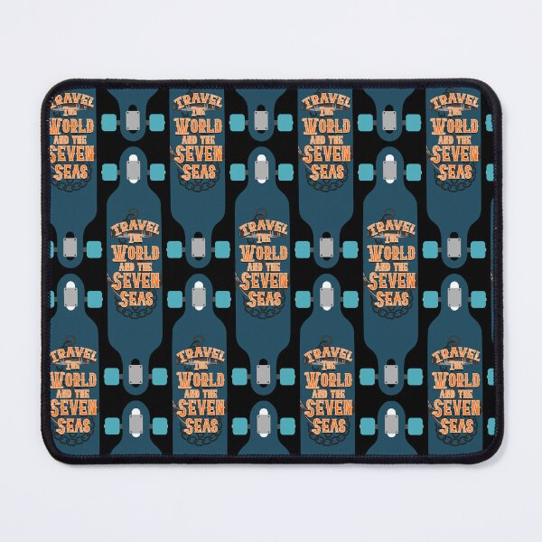 Item preview, Longboard Skateboard with Travel the world designed and sold by BRU Design.