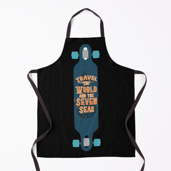 Item preview, Longboard Skateboard with Travel the world designed and sold by BRU Design.