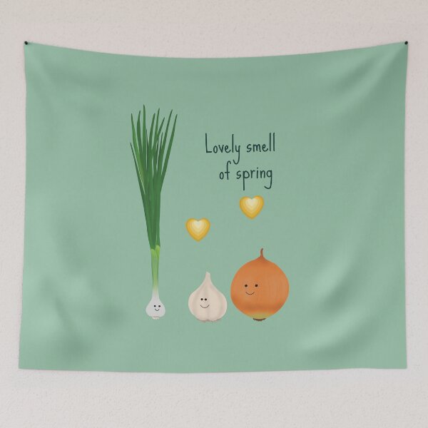 Item preview, Lovely Smell of Spring, Onion and Garlic designed and sold by jvcoart.