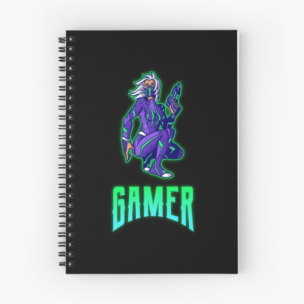 Item preview, Gamer with Futuristic Female Warrior designed and sold by PRIVARSHU.