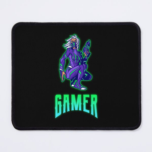 Item preview, Gamer with Futuristic Female Warrior designed and sold by PRIVARSHU.