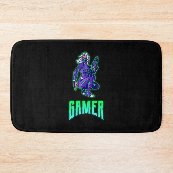 Item preview, Gamer with Futuristic Female Warrior designed and sold by PRIVARSHU.