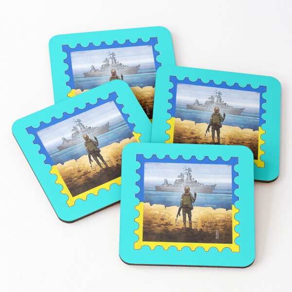 Item preview, Ukraine Postage Stamp Flag Pride designed and sold by DavidsonHello.
