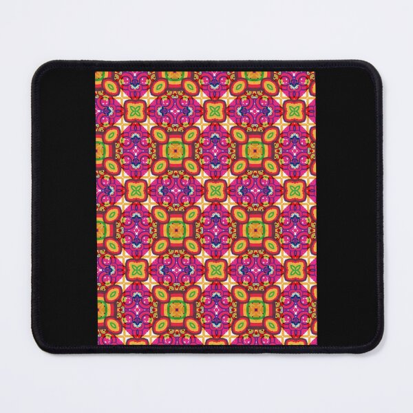 Item preview, bunte Farbe ringt nahtloses Wiederholungsmuster Grafik designed and sold by Countercurre.