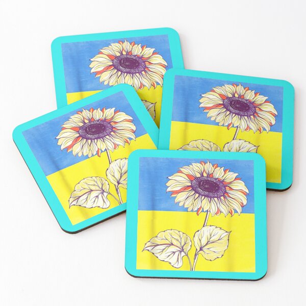 Item preview, Pray for Ukraine Sunflower Ukrainian Fla designed and sold by DavidsonHello.