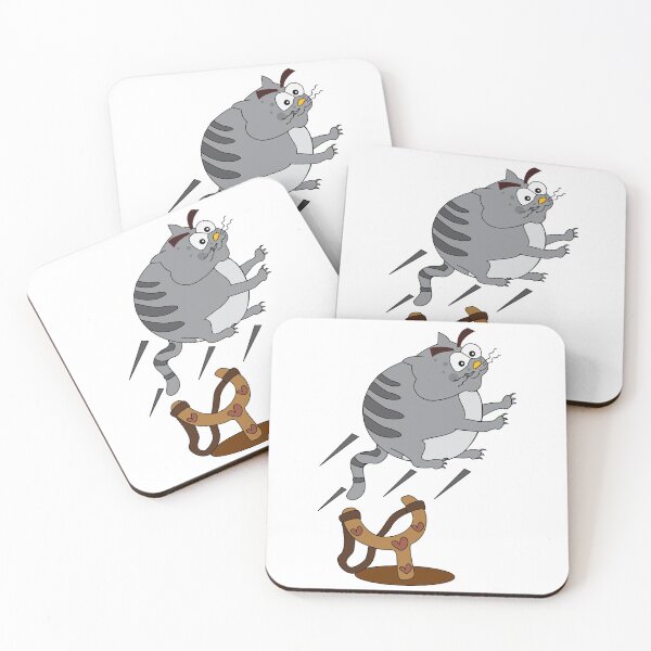Item preview, Angry flying cat Kids style art  designed and sold by Raju-Creative.