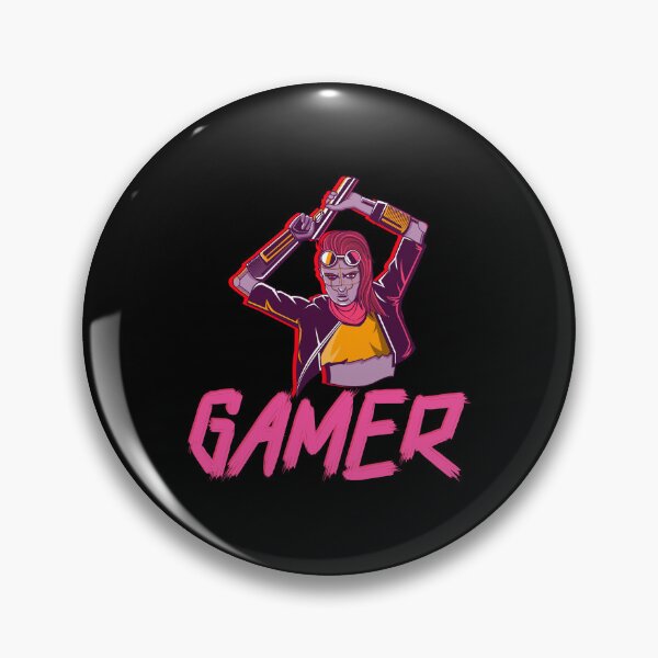 Item preview, Gamer with Angry Female Shooter designed and sold by PRIVARSHU.