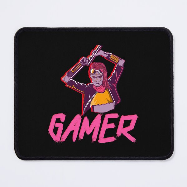 Item preview, Gamer con Angry Female Shooter designed and sold by PRIVARSHU.