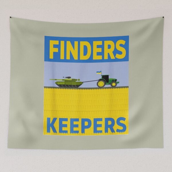 Item preview, Finders Keepers Ukraine Flag designed and sold by DavidsonHello.