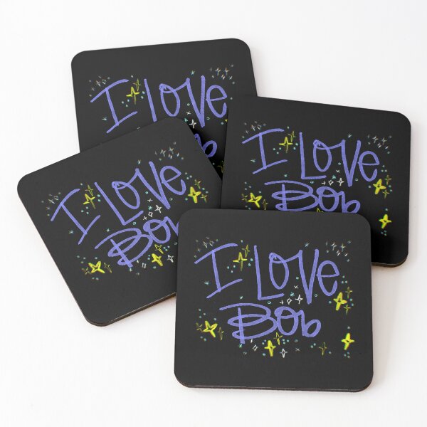 Item preview, I LOVE BOB CUSTOM NAME PURPLE designed and sold by GIVENGRACE.ART.