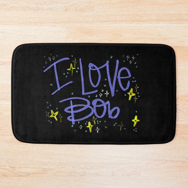 Item preview, I LOVE BOB CUSTOM NAME PURPLE designed and sold by GIVENGRACE.ART.