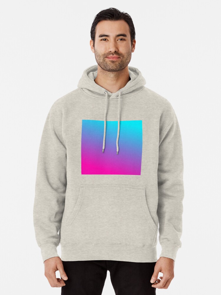 blue fade hoodie