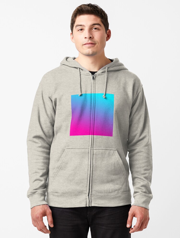 blue fade hoodie