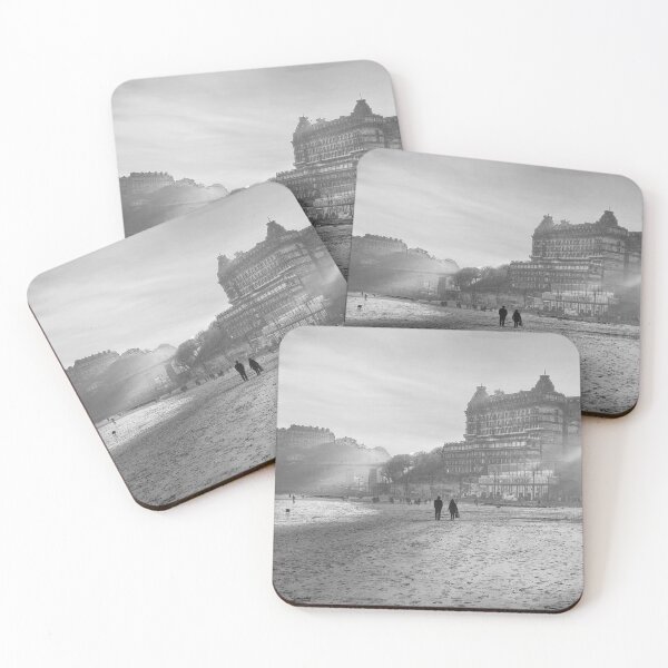 Item preview, Scarborough Beach Sunset B&W designed and sold by Alisonchambers2.