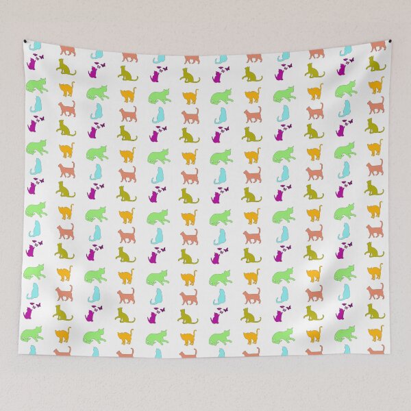 Item preview, Cats Playing Pattern | Cute Kitty Pattern designed and sold by Getchell-Design.