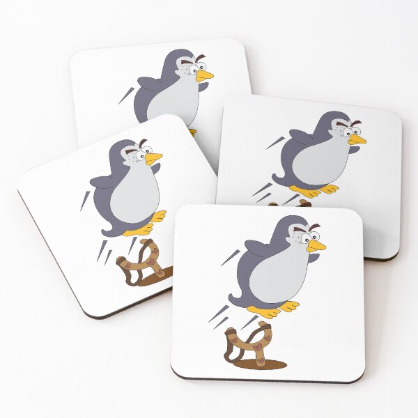Item preview, Angry Penguin flying designed and sold by Raju-Creative.