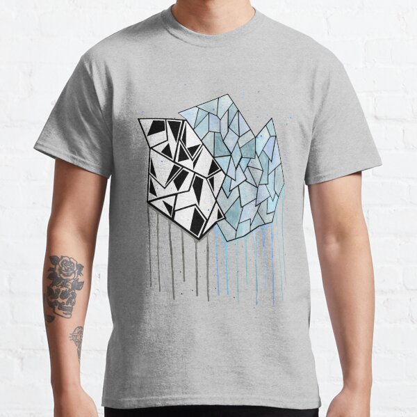 Abstract Watercolor Geometry Classic T-Shirt