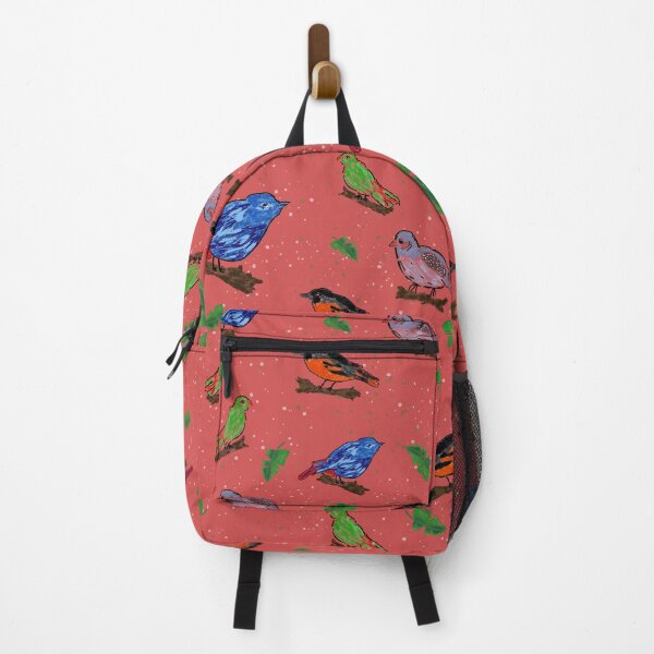 Item preview, Hand drawn tropical birds and leaves designed and sold by CurlyPaintbrush.