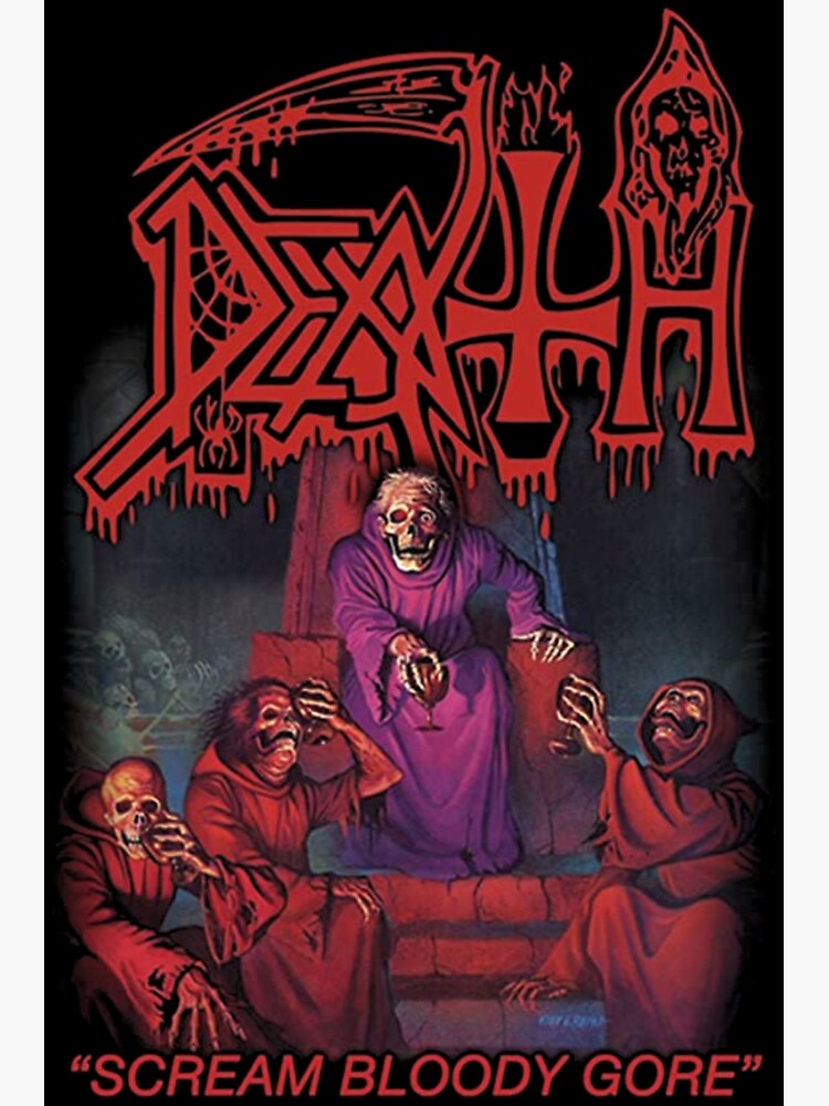 "DEATH BAND" Poster for Sale by TheodoreMontgo Redbubble