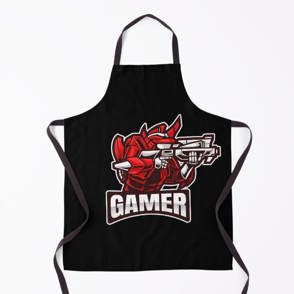 Item preview, Gamer with Red Robot having Rifle designed and sold by PRIVARSHU.