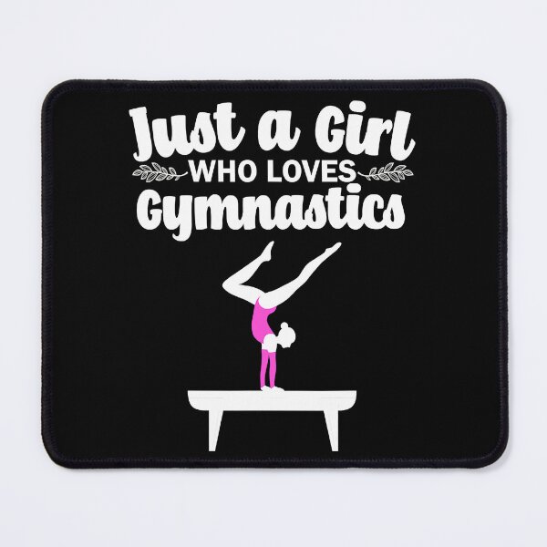 Item preview, Just A Girl Who Loves Gymnastics designed and sold by levintere.