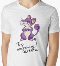 Top Percentage Rattata Men's V-Neck T-Shirt