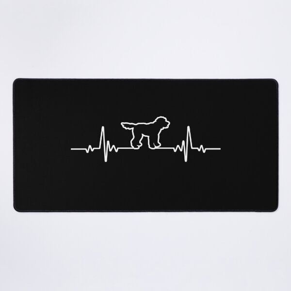 Item preview, Minimalist Heartbeat Goldendoodle designed and sold by More Cute Dogs.