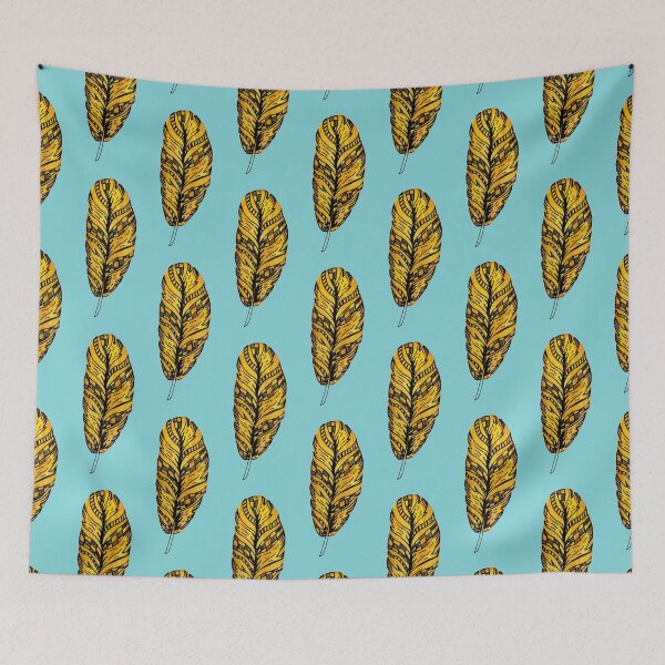 Item preview, Yellow Ochre Feather designed and sold by missmann.