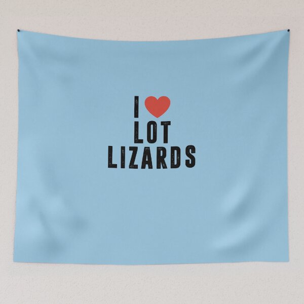 Item preview, I Love Lot Lizards. Truck driver gift. Truck. Trucking. Truck driver. Gift for trucker Sticker designed and sold by AndreasHerber.