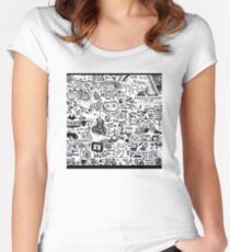 Tongue Tab Women's Fitted Scoop T-Shirt