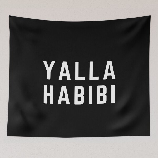 Item preview, Yalla habibi COol Bold Typography  designed and sold by X-Trends.
