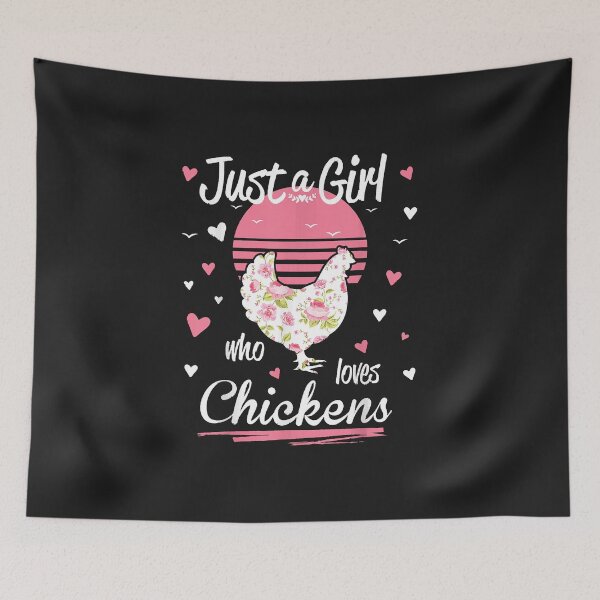 Item preview, Just A Girl Who Loves Chickens  designed and sold by BrettPorter2612.