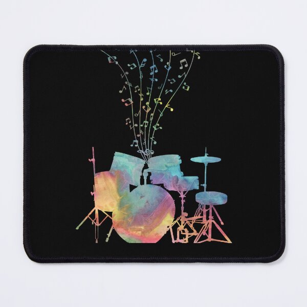 Item preview, Watercolor Drums With Music Notes designed and sold by Primroaddesigns.