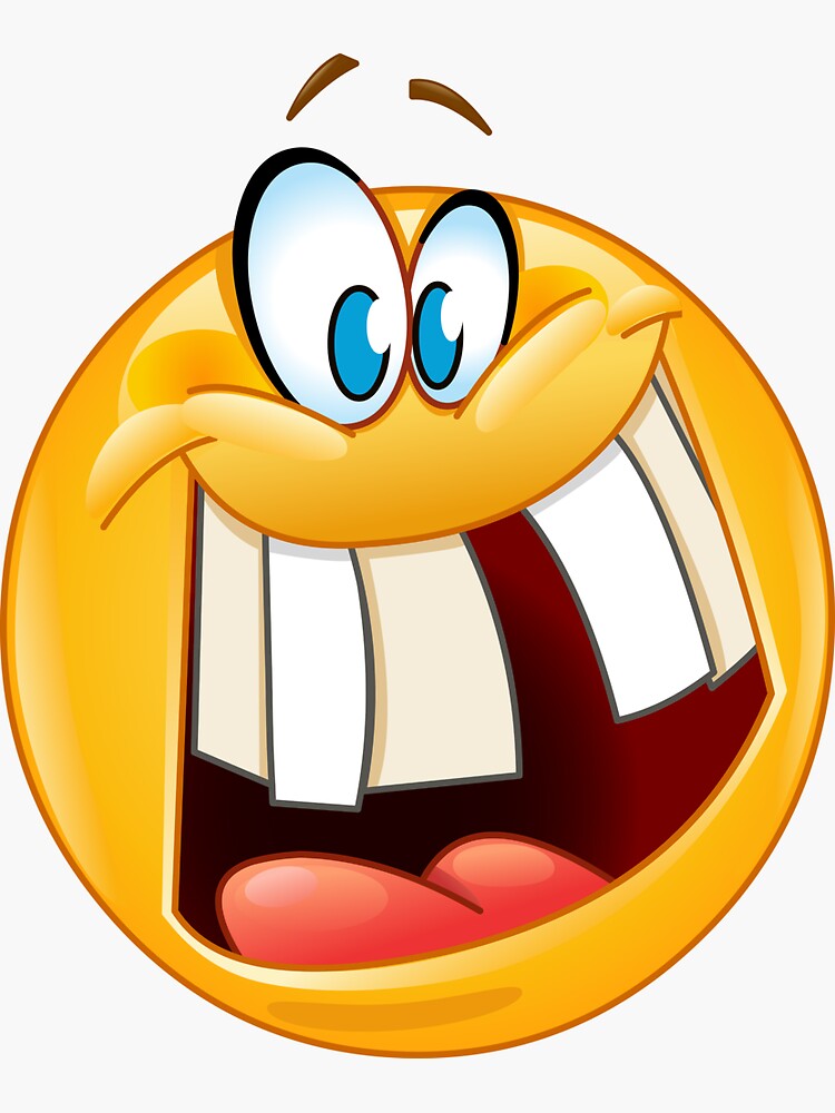 Clipart Cartoon of a Crazy Face Emoji Emoticon Tongue Out 