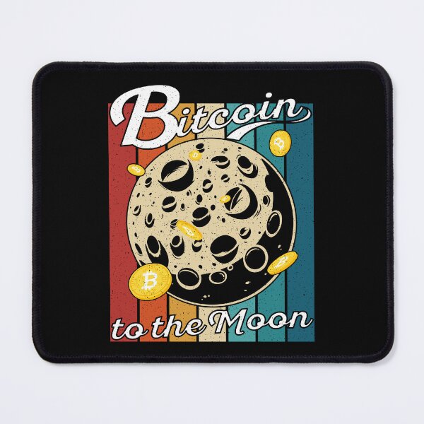 Item preview, Bitcoin to the Moon Distressed | Retro Vintage Look designed and sold by Qudkin.