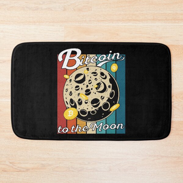 Item preview, Bitcoin to the Moon Distressed | Retro Vintage Look designed and sold by Qudkin.