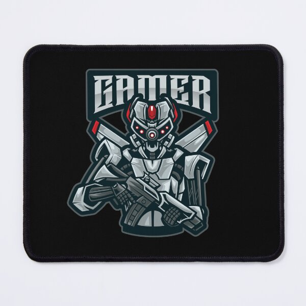 Item preview, Gamer with Armed Mecha Warrior designed and sold by PRIVARSHU.