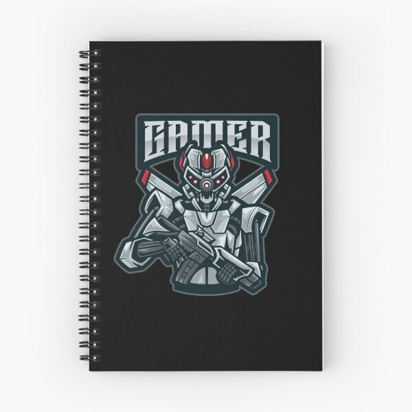 Item preview, Gamer with Armed Mecha Warrior designed and sold by PRIVARSHU.