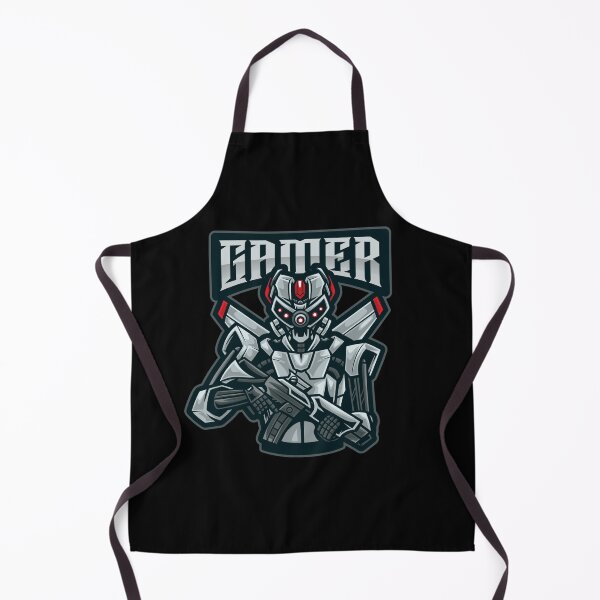 Item preview, Gamer with Armed Mecha Warrior designed and sold by PRIVARSHU.
