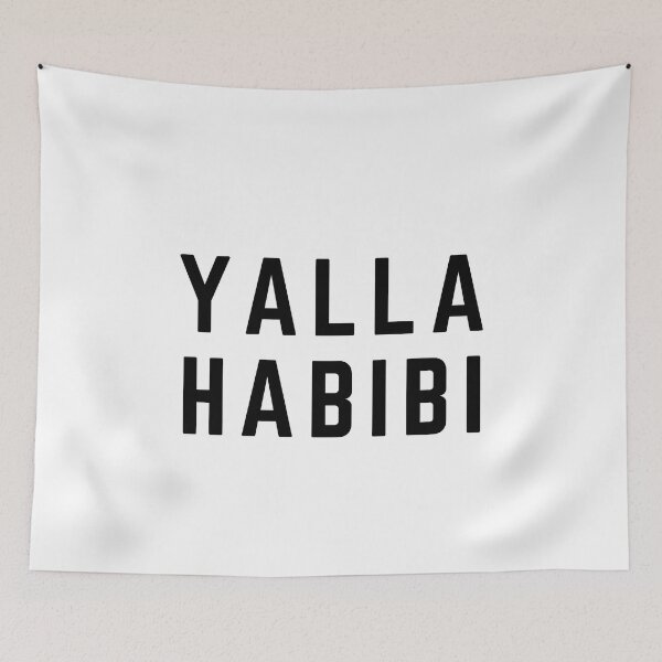 Item preview,  Yalla habibi COol Bold Typography  designed and sold by X-Trends.