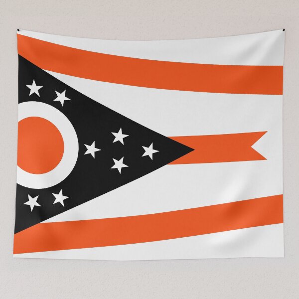 Item preview, Ohio Flag - Bengals 1 designed and sold by HootMoose.