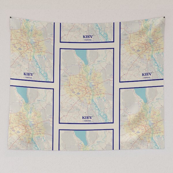 Item preview, Kiev City Map designed and sold by randomorder.