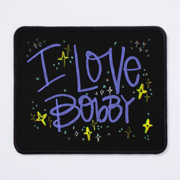 Item preview, I LOVE BOBBY CUSTOM NAME PURPLE designed and sold by GIVENGRACE.ART.