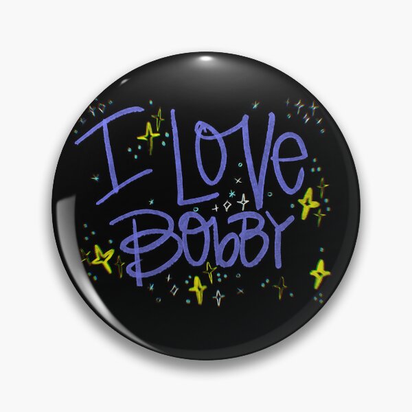 Item preview, I LOVE BOBBY CUSTOM NAME PURPLE designed and sold by GIVENGRACE.ART.