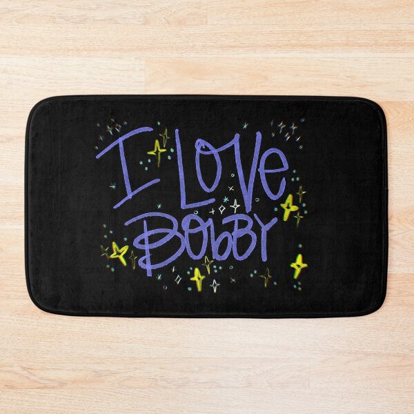 Item preview, I LOVE BOBBY CUSTOM NAME PURPLE designed and sold by GIVENGRACE.ART.
