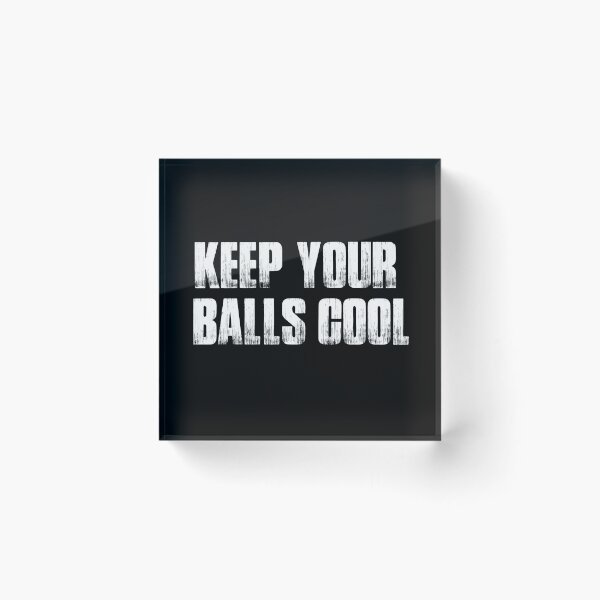 Item preview, Vintage Keep Your Balls Cool Bold Typography  designed and sold by X-Trends.