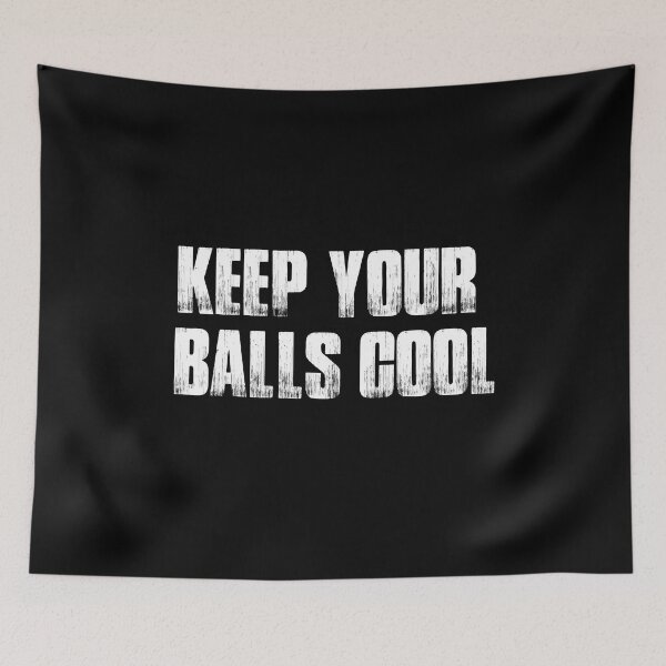 Item preview, Vintage Keep Your Balls Cool Bold Typography  designed and sold by X-Trends.
