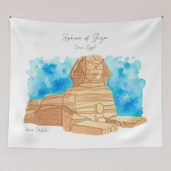 Item preview, Sphinx of Giza designed and sold by adeillustrator.