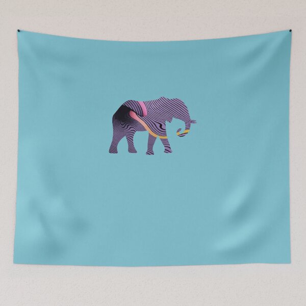 Item preview, Impala Currents Elephant Full Body Sticker designed and sold by DaniilJakobi.